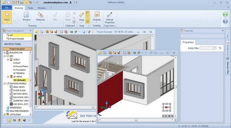 دوره آموزش مجازی مدلسازی ساختمان با نرم افزار Edificius(غیرحضوری)